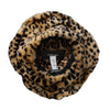 Dolce & Gabbana Brown Leopard Fur Women Bucket Hat