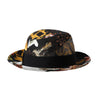 Dolce & Gabbana Multicolor Patchwork Women Fedora Wide Brim Hat