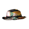 Dolce & Gabbana Multicolor Patchwork Women Fedora Wide Brim Hat