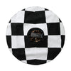 Dolce & Gabbana Black White Checkered Wide Brim Floppy Hat