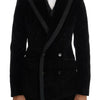 Dolce & Gabbana Elegant Black Slim Fit Three-Piece Suit