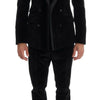 Dolce & Gabbana Elegant Black Slim Fit Three-Piece Suit