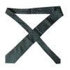 Dolce & Gabbana Green Silk Branded Logo Adjustable Men Tie