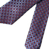 Dolce & Gabbana Blue Purple Patterned Silk Adjustable Men Tie