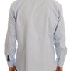 Cavalli Light Blue Cotton Dress Shirt