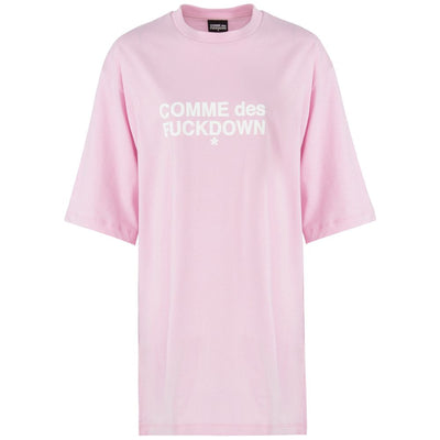 Comme Des Fuckdown Pink Cotton Dress