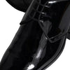 Dolce & Gabbana Black Calfskin Leather Derby Men Dress Shoes