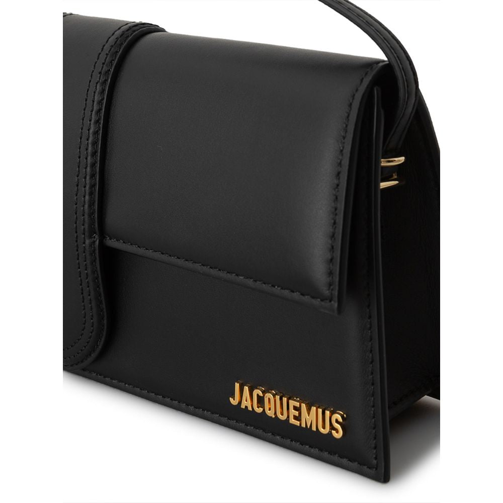 Jacquemus Black Leather Shoulder Bag