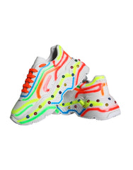 Dolce & Gabbana Multicolor Daymaster LED Lighted Sneaker Shoes