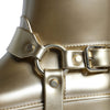 Dolce & Gabbana Metallic Gold Rubber PVC Rain Boots Shoes