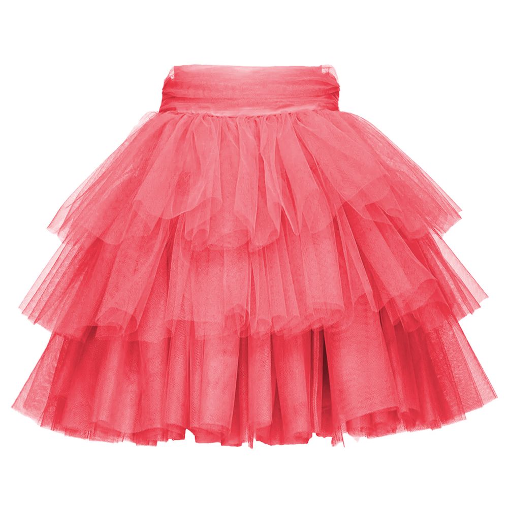 PINKO Pink Nylon Skirt