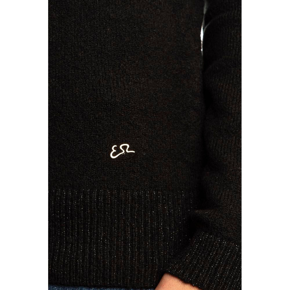 Yes Zee Black Viscose Sweater