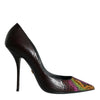 Dolce & Gabbana Multicolor Exotic Leather Heels Pumps Shoes