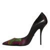 Dolce & Gabbana Multicolor Exotic Leather Heels Pumps Shoes