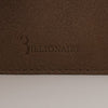 Billionaire Italian Couture Elegant Turtledove Leather Men's Wallet