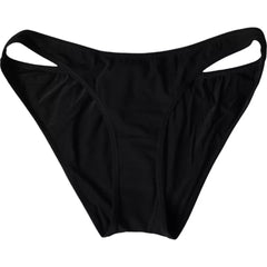 Black Nylon Swimwear Beachwear Bottom Bikini