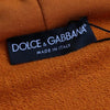 Dolce & Gabbana Orange Hooded Pullover Sweatshirt Sweater