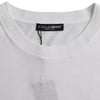 Dolce & Gabbana White Cotton Round Neck Short Sleeve T-shirt