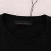 Frankie Morello Chic Black Crewneck Tee with 'RIDERS' Motif