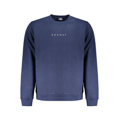 Blue Cotton Men Sweater