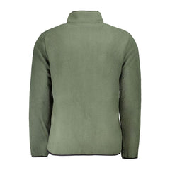 Green Polyester Men Sweater