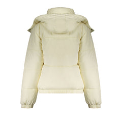 Beige Polyester Women Jacket