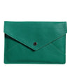 Dolce & Gabbana Green Leather Handbag Clutch Mini Purse Pouch Tablet Case