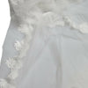 Dolce & Gabbana White Floral Lace Nylon Floor Length Wedding Veil