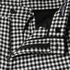 Dolce & Gabbana Black White Houndstooth Cropped Wide Leg Pants