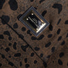 Dolce & Gabbana Brown Leopard Cotton Skinny Denim Jeans