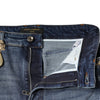 Dolce & Gabbana Dark Blue Cotton Tattered Skinny Denim Jeans