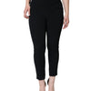 Dolce & Gabbana Black Viscose High Waist Tapered Pants