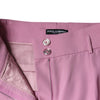 Dolce & Gabbana Pink Polyester High Waist Women Tapered Pants