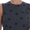 Dolce & Gabbana Chic Sleeveless Polka Dotted Wool Dress