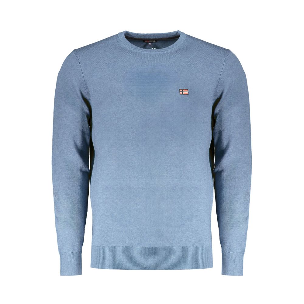 Norway 1963 Light Blue Wool Men Sweater