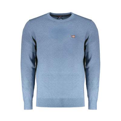 Norway 1963 Light Blue Wool Men Sweater