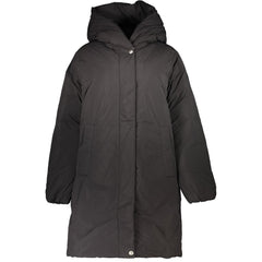 Black Polyester Jackets & Coat