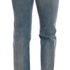 Costume National Chic Classic Fit Straight Blue Jeans