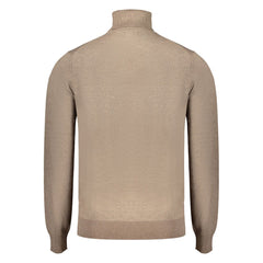 Brown Polyester Sweater