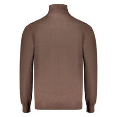 Brown Polyester Sweater