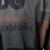 Dolce & Gabbana Army Green Logo Full Zip Polyester Sweater