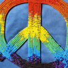 Dolce & Gabbana Blue Tie-Dye Peace Sign Cotton T-shirt