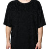 Dolce & Gabbana Black DG Mania Logo Print T-shirt