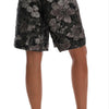 Dolce & Gabbana Elegant High-Waist Brocade Shorts