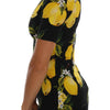 Dolce & Gabbana Sicilian Lemon Print Silk Blouse