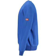 Blue Polyester Sweater