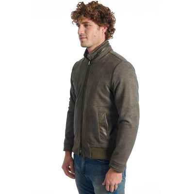 Roberto Pepe Luxury Green Ecomontone Men Jacket