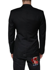 Black MARTINI Bee Single Breasted Blazer