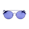 Police Blue Metal Sunglasses