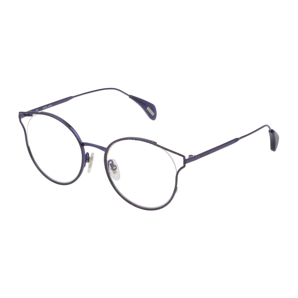 Police Blue Metal Frames